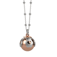 GN Gioielli Pendente Ag 925 Con Sfera In Metallo NANAN rose gold