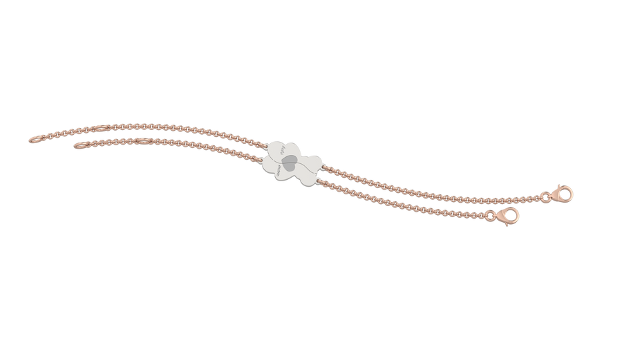 GN Gioielli Bracciale Mamma-Bimbo Ag 925 NANAN rose gold