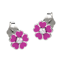 Flower Ag 925 Earrings