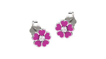 Flower Ag 925 Earrings