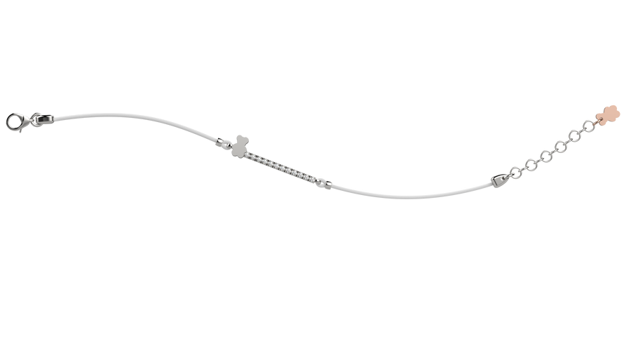 GN Gioielli Bracciale Con Laccio Argento 925 NANAN