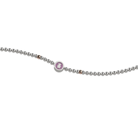 GN Gioielli Bracciale Argento 925 Con Pallini & Orsetto NANAN