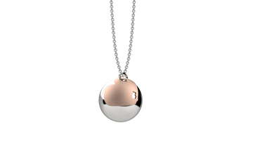 Ag 925 Pendant With Metal Sphere