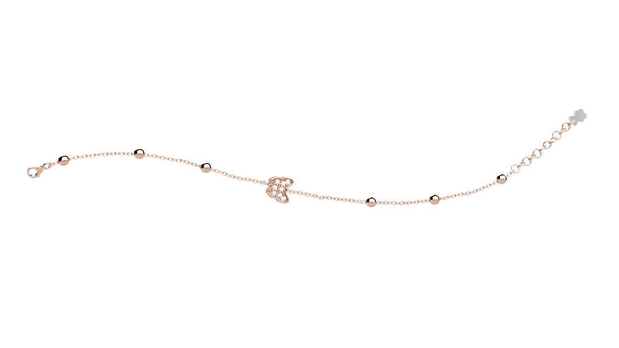 GN Gioielli - Bracciale Farfalla Ag 925