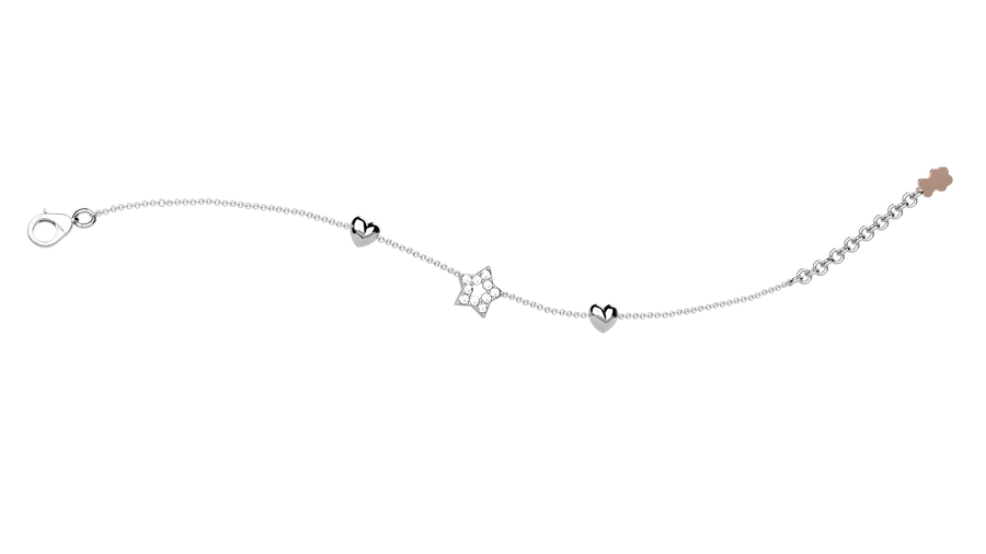 GN Gioielli - Bracciale Stella Ag 925