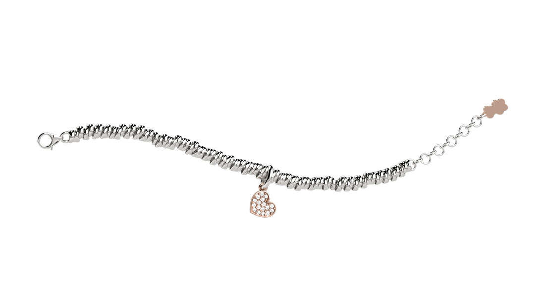 GN Gioielli - Bracciale Cuore Ag 925