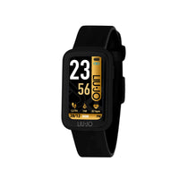 alluminio e abs44x32,7 mm completamente touch,1.45'' ip68 silicone avviso di chiamata e notifica,pedometro,frequenza cardiaca,wrist sense,accensione dello schermo con movimento del polso,calorie,distanza,cronometro,sleep monitor,sveglia,sedentary reminder,sfondo personalizzabile da watch face o fotocamera del telefono 5.0 android 5.0 o superiosi - ios 9 o superiori 150 mah li-polymer