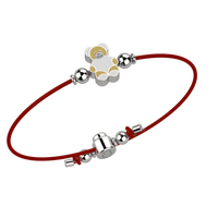 GN Gioielli Bracciale Con Orso Ag 925 NANAN rosso