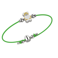 GN Gioielli Bracciale Con Orso Ag 925 NANAN verde